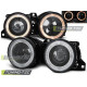 TUNING-TEC fari anteriori (Angel Eyes) per BMW E30 11.82-06.94 (H1), nero