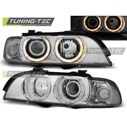 XENON FARI ANGEL EYES CHROME per BMW E39 09.95-06.03