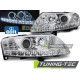Fari TUNING-TEC fari anteriori (Angel Eyes) per AUDI A6 C6 04.04-08 (H9), cromo | race-shop.it