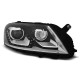 Fari TUNING-TEC fari anteriori (DRL) per VW PASSAT B7 10.10- 10.14 (H7), nero, V1 | race-shop.it