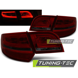 LED FARI POSTERIORI ROSSO SFUMATI per AUDI A3 8P 04-08 SPORTBACK