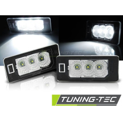 TUNING-TEC luci targa a LED per AUDI Q5 / A4 08-10 / A5 / TT / VW PASSAT B6 KOMBI, trasparente