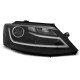 Fari TUNING-TEC fari anteriori (Tube Light) per VW JETTA VI 1.11-18 (H1), nero | race-shop.it
