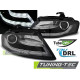 Fari TUNING-TEC fari anteriori (True DRL) per AUDI A4 B8 04.08-11 (H7), nero | race-shop.it
