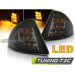 INDICATORI DI DIREZIONE ANTERIORI NERO LED per BMW E46 05.98-08.01
