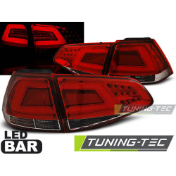 LED BAR FARI POSTERIORI ROSSO BIANCO per VW GOLF 7 13-17
