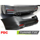 TUNING-TEC paraurti posteriore (Sport Style) per BMW F30 SEDAN 10.11-18 (per sensori di parcheggio)