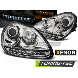 XENON FARI DAYLIGHT CHROME per PORSCHE CAYENNE 02-06