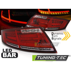 LED BAR FARI POSTERIORI ROSSO BIANCO per AUDI TT 04.06-02.14