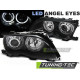 Fari FARI ANGEL EYES LED NERO per BMW E46 09.01-03.05 | race-shop.it