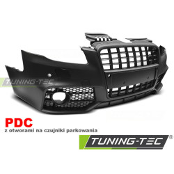 TUNING-TEC paraurti anteriore (Sport) per AUDI A4 04-08 (per sensori di parcheggio), nero