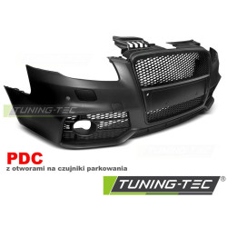 TUNING-TEC paraurti anteriore (Sport) per AUDI A4 04-08 (per sensori di parcheggio), nero