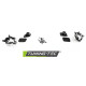Body kit e accessori visivi TUNING-TEC paraurti anteriore (Sport) per AUDI A4 04-08, cromo nero | race-shop.it
