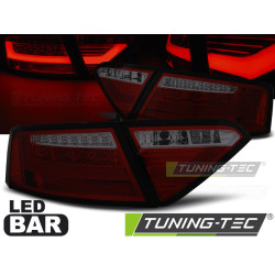 LED BAR FARI POSTERIORI ROSSO SFUMATI per AUDI A5 07-06.11