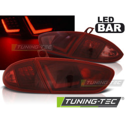 LED BAR FARI POSTERIORI ROSSO per SEAT LEON 03.09-12
