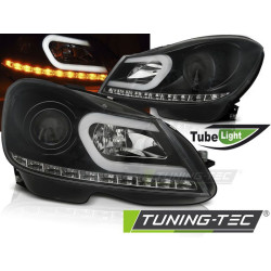 FARI TUBO LUCE NERO per MERCEDES W204 11-14