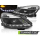 TUNING-TEC fari anteriori (DRL) per OPEL CORSA D 04.06-11 (H1), nero, V2