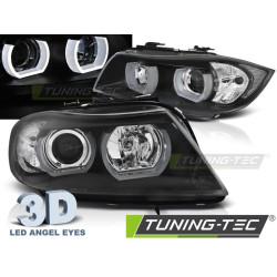 FARI U-LED LIGHT 3D NERO per BMW E90/E91 03.05-08.0