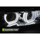 Fari TUNING-TEC fari anteriori a LED (U-LED) per XENON 3D BMW E90/E91 03.05-08.08 (D1S), cromo | race-shop.it