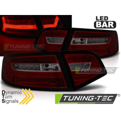 LED BAR FARI POSTERIORI ROSSO SFUMATI SEQ per AUDI A6 08-11 SEDAN