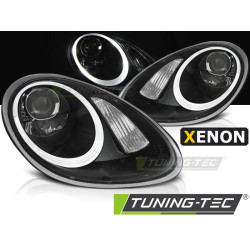 TUNING-TEC fari anteriori per XENON PORSCHE BOXSTER / CAYMAN 987 05-08 (D2S), nero