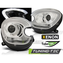 XENON FARI LUCE AL NEON CROMO per BMW MINI (COOPER) R60 R61 COUNTRYMAN 10-14