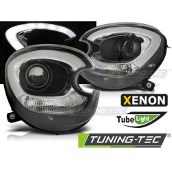 XENON FARI LUCE AL NEON NERO per BMW MINI (COOPER) R60 R61 COUNTRYMAN 10-14