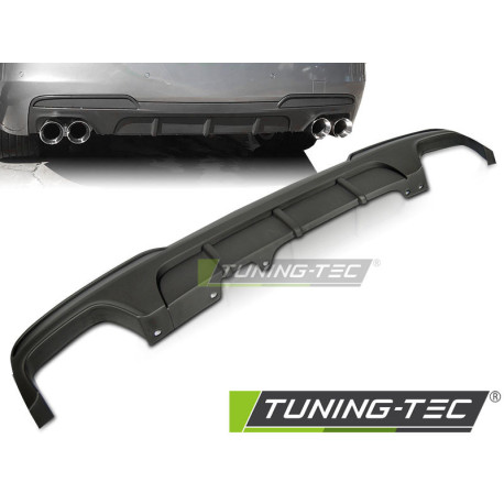 Body kit e accessori visivi TUNING-TEC diffusore posteriore per BMW F10 / F11 (scarico 2+2, 2 silenziatori) | race-shop.it