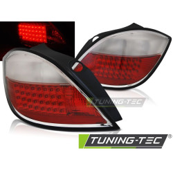 TUNING-TEC fanali posteriori a LED per OPEL ASTRA H 03.04-09 5D, rosso-bianco
