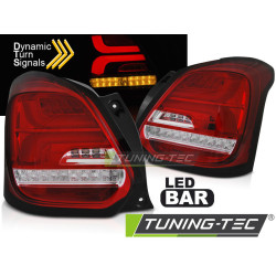 SUZUKI SWIFT VI 17- ROSSO BIANCO LED SEQ