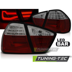 FARI POSTERIORI A LED BAR ROSSO SFUMATO per BMW E90 03.05-08.08