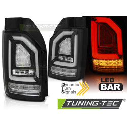 TUNING-TEC fanali posteriori a LED (LED Bar, SEQ) per VW T6 15-19 (per fari LED originali), nero