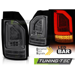 TUNING-TEC fanali posteriori a LED (LED Bar, SEQ) per VW T6 15-19 (per fari LED originali), fumé