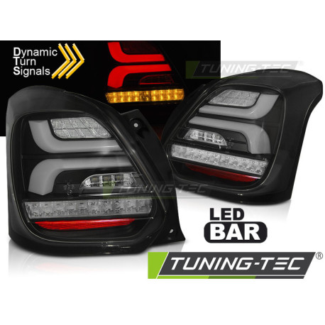 Fari TUNING-TEC fanali posteriori a LED (SEQ) per SUZUKI SWIFT VI 17, nero | race-shop.it