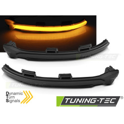 TUNING-TEC frecce specchietto (SEQ) per VW GOLF VII, SPORTSVAN, TOURAN II, fumé