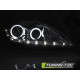 Fari TUNING-TEC fari anteriori (CCFL, Angel Eyes) per FORD FOCUS II 02.08-10 (H7/H1), cromo | race-shop.it