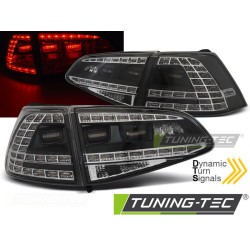 LED FARI POSTERIORI SPORT NERO SEQ per VW GOLF 7 13-17
