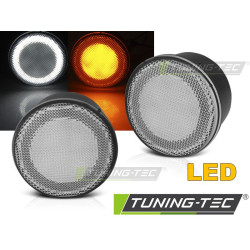 TUNING-TEC frecce anteriori per CHRYSLER JEEP WRANGLER JK 07-18, bianco