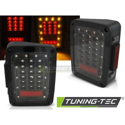 TUNING-TEC fanali posteriori a LED per CHRYSLER JEEP WRANGLER JK 07-18 (senza omologazione), nero, V2