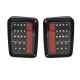 Fari TUNING-TEC fanali posteriori a LED per CHRYSLER JEEP WRANGLER JK 07-18 (senza omologazione), nero, V1 | race-shop.it