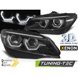 FARI ALLO XENO LED DRL NERO SEQ per BMW Z4 E89 09-13