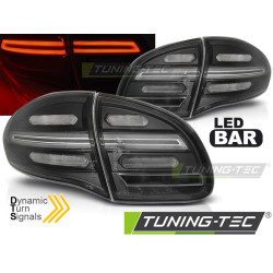 TUNING-TEC fanali posteriori a LED (LED Bar, SEQ) per PORSCHE CAYENNE 10-15, nero
