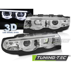 FARI ANGEL EYES LED 3D CROMO per BMW E38 94-01