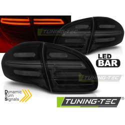 TUNING-TEC fanali posteriori a LED (LED Bar, SEQ) per PORSCHE CAYENNE 10-15, fumé