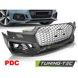 PARAURTI ANTERIORE SPORT NERO LUCIDO PDC per AUDI A4 B9 08.15-19