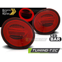 TUNING-TEC fanali posteriori a LED (LED Bar, SEQ) per WHIE VW NEW BEETLE 10.98-05 (HATCHBACK, CABRIO), rosso