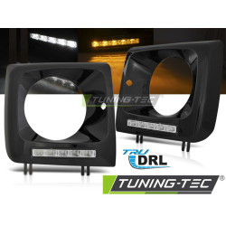FARI A LED DRL NERO per MERCEDES W461,W463 01-12