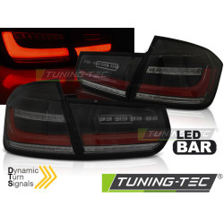 TUNING-TEC fanali posteriori a LED (LED Bar, SEQ) per BMW F30 11-18, nero-fumé