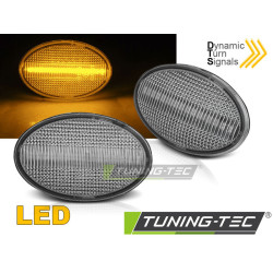 TUNING-TEC frecce laterali (SEQ) per OPEL ASTRA F / CORSA / TIGRA, bianco