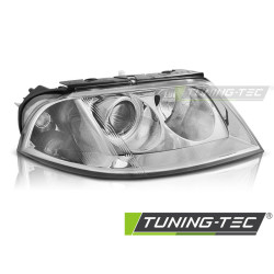 TUNING-TEC faro anteriore per VW PASSAT 3BG B5 FL 00-05 (H7, TYC), cromo, destro